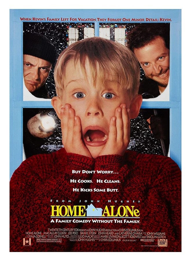 ملصق فيلم Home Alone (1990) من PosterOffice، مقاس 24 بوصة × 36 بوصة (60.96 × 91.44 سم)، نسخة أصلية مع ترقيم تسلسلي ثلاثي الأبعاد. - Image 1