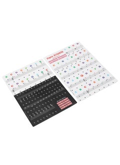 Thoraya Piano Keyboard Stickers for 88/61/54/49 Key Self Adhesive Removable Piano Keyboard Letters for Beginners and Kids Learning  - Image 4