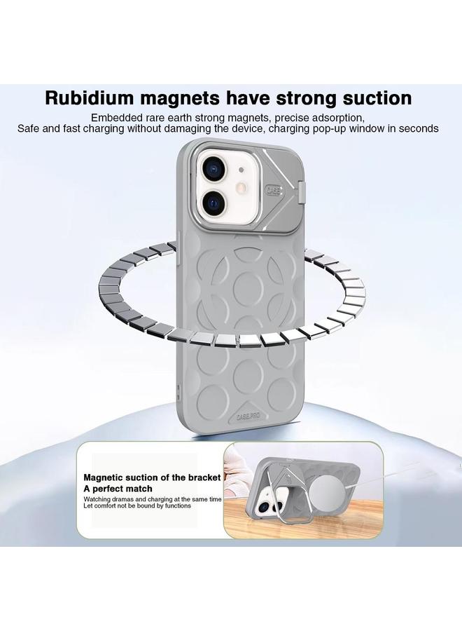 Zaboon Case For iPhone 12 Lens Frame Holder MagSafe PC Hybrid TPU Phone Case - Image 4