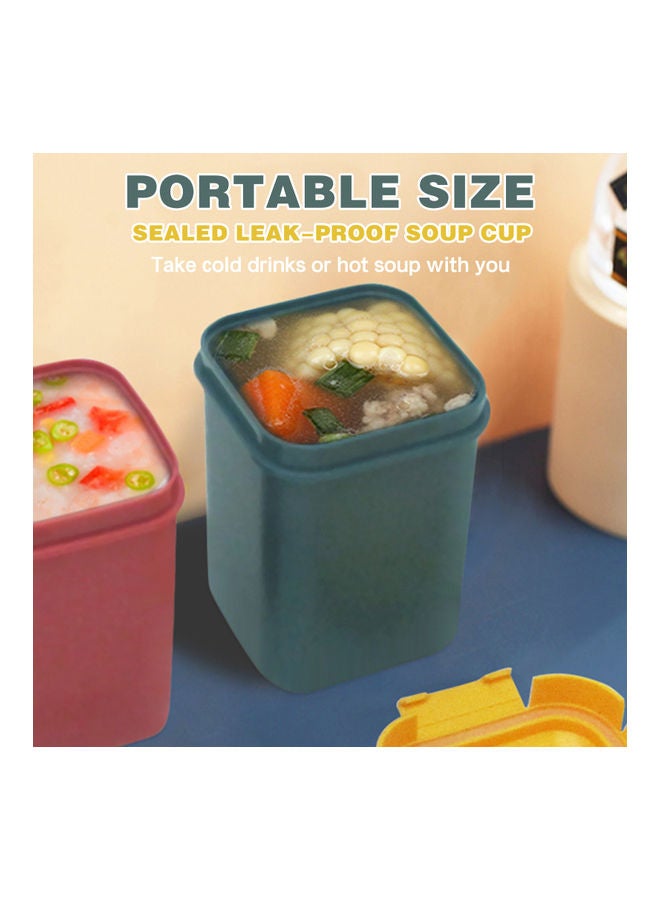 Y&D Portable Soup Cup with Double Layer Lunch Box Set Red/Yellow 30 x 11 12.50cm - Image 5