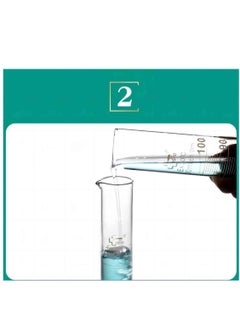 Y&D Glass Erlenmeyer Flask Set - Graduated Borosilicate Glassware Volumetric Narrow Neck Scientific Chemistry Home School Science Experiments 3 Sizes 100 250 500ml  - Image 2