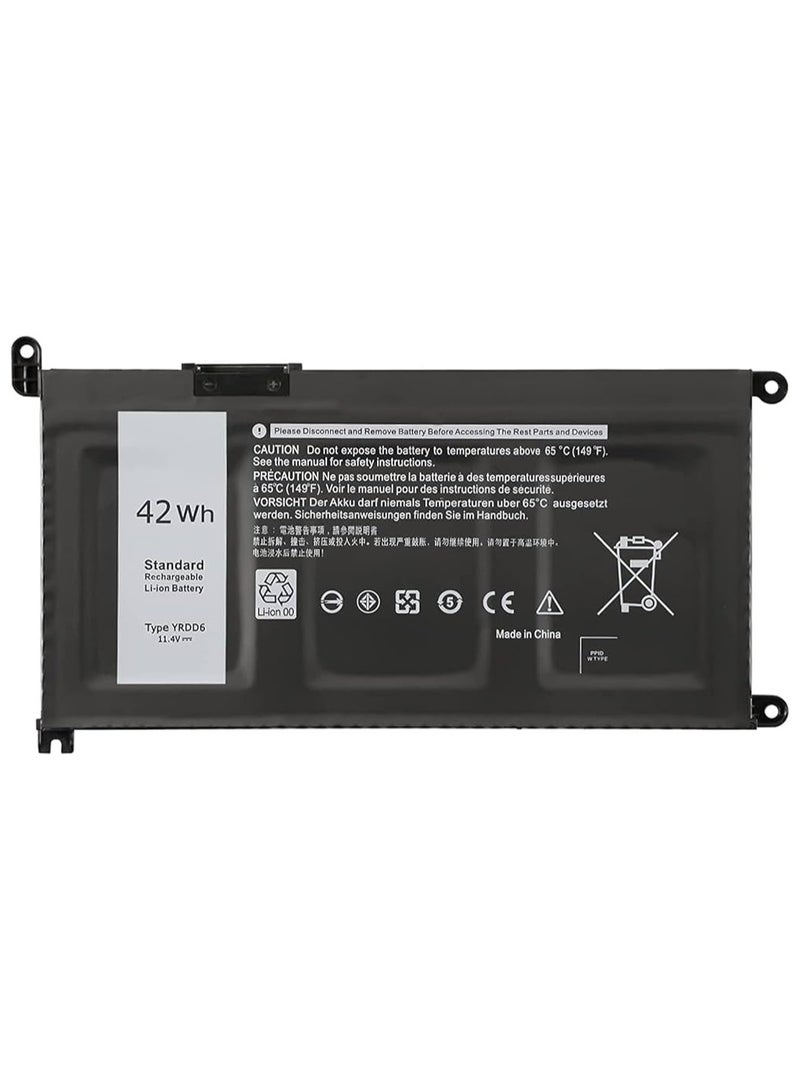 REPLACEMENT BATTERY FOR DELL YRDD6 42V - Image 1