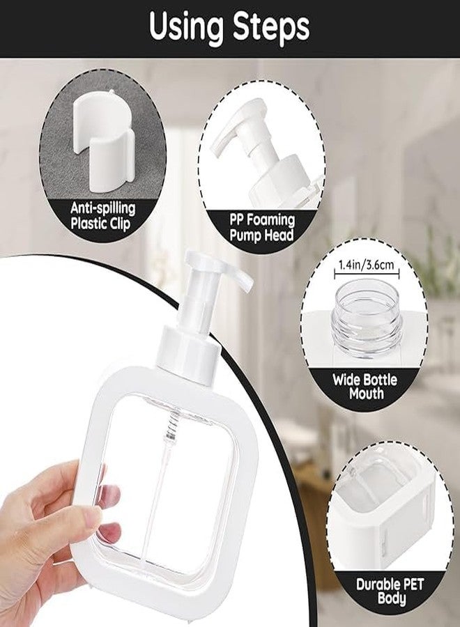 Aldea 300ml Refillable Shampoo Dispenser Bottle for Kitchen & Bathroom | Hand Wash, Dish Soap, Conditioner, Body Wash Reusable Pump Bottle with Labels | Pack of 1 (300ml) - Image 5