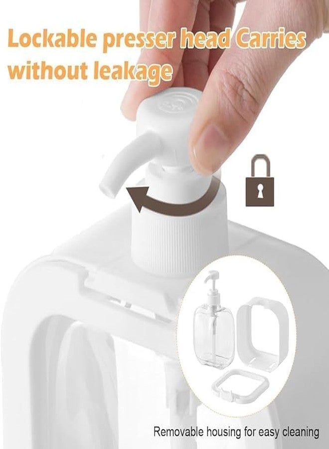 Aldea 300ml Refillable Shampoo Dispenser Bottle for Kitchen & Bathroom | Hand Wash, Dish Soap, Conditioner, Body Wash Reusable Pump Bottle with Labels | Pack of 1 (300ml) - Image 2