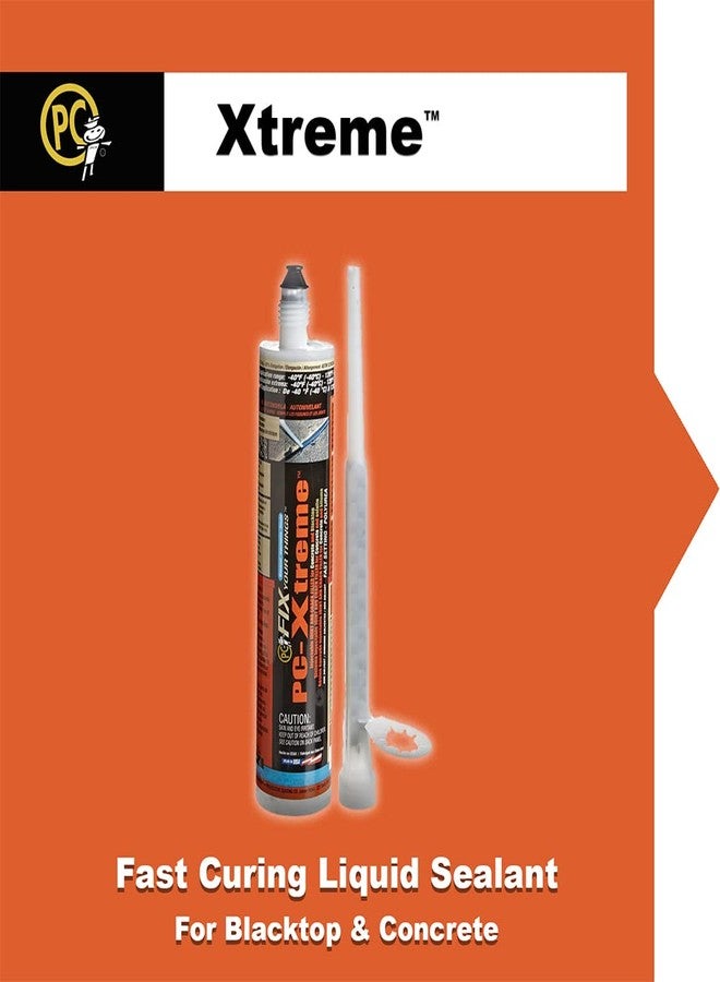 بي سي برودكتس حشو فواصل البولي يوريا PC-Xtreme من منتجات PC، مانع تسرب الخرسانة والإسفلت، عبوة 8.6 أونصة، لون رمادي 92507 - Image 4