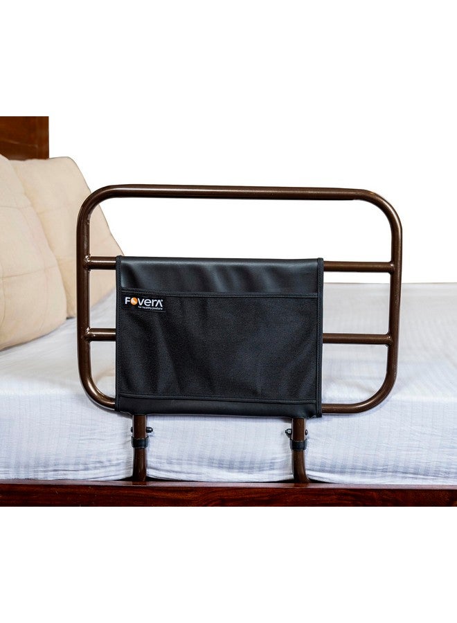 FOVERA Bed Safety Rail for Adults, Elderly, Seniors & Surgery Patients - Assist Bar with Storage Pocket for Fall Prevention, Fits Any Bed & Eases Getting in & Out of Bed (Made in India) - Image 1