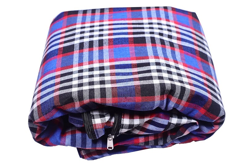 UNQ Cotton Zipper 300 TC Single Bed 72x42x12 Inches Mattress Cover Multicolor - Image 3