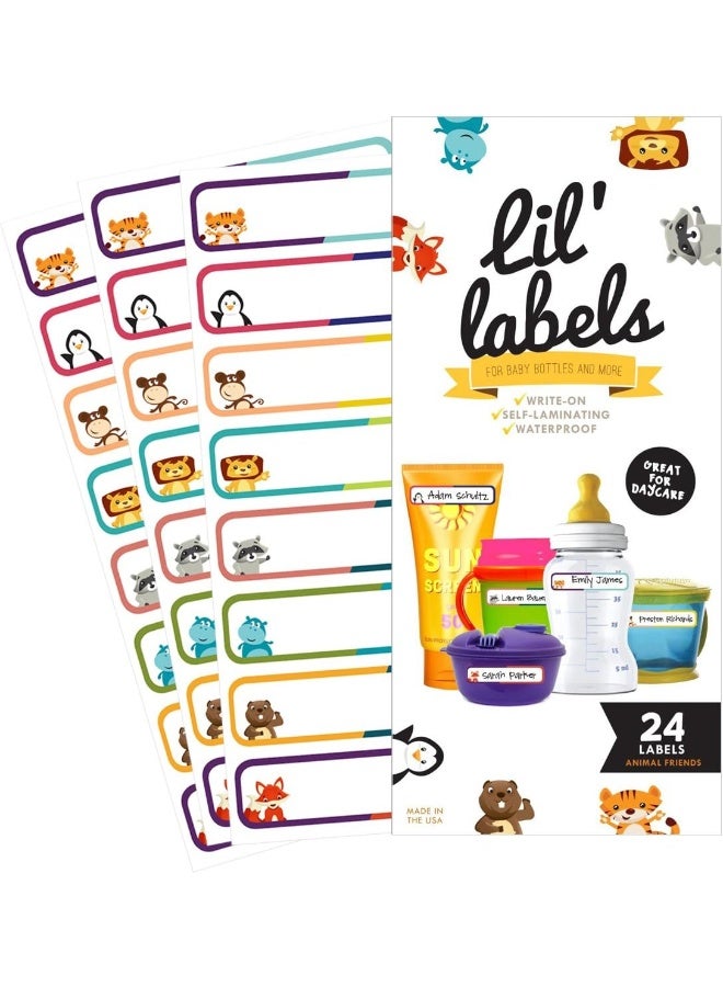 Lil' Labels Bottle, Premium Self-Laminating Baby Bottle - Made for Daycare - Image 1
