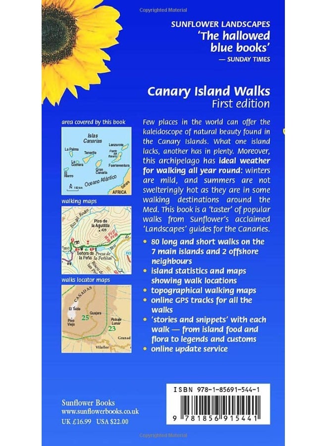 Canary Islands Walks Sunflower Guide: 80 long and short walks on the Canary Islands  - Image 2