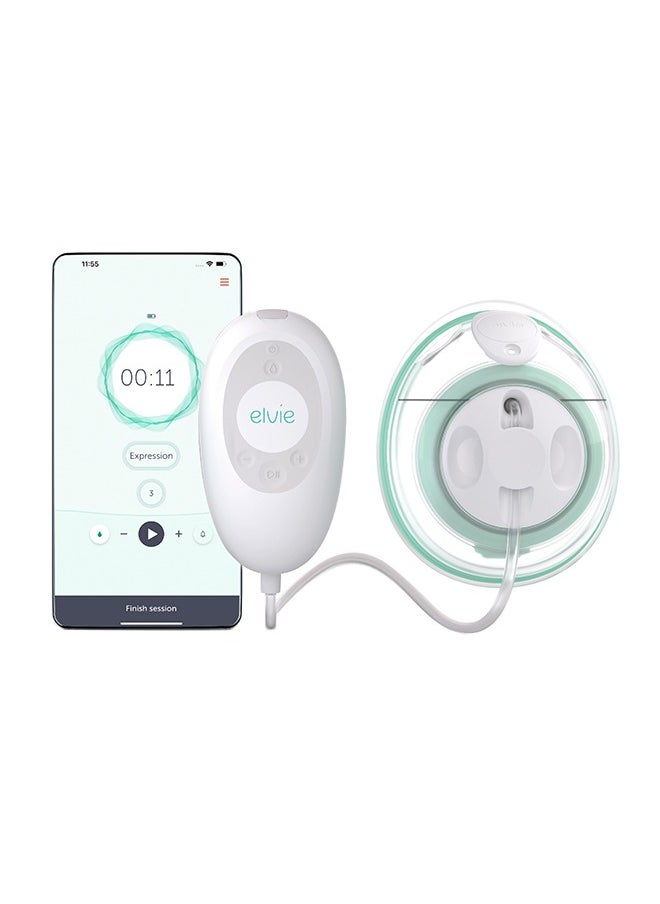 elvie Hands-Free Wearable Stride Single Wearable Electric Breast Pump With 2-Modes 150 ML - Hospital-Grade  - Image 1