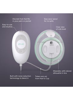 elvie Hands-Free Wearable Stride Single Wearable Electric Breast Pump With 2-Modes 150 ML - Hospital-Grade  - Image 2