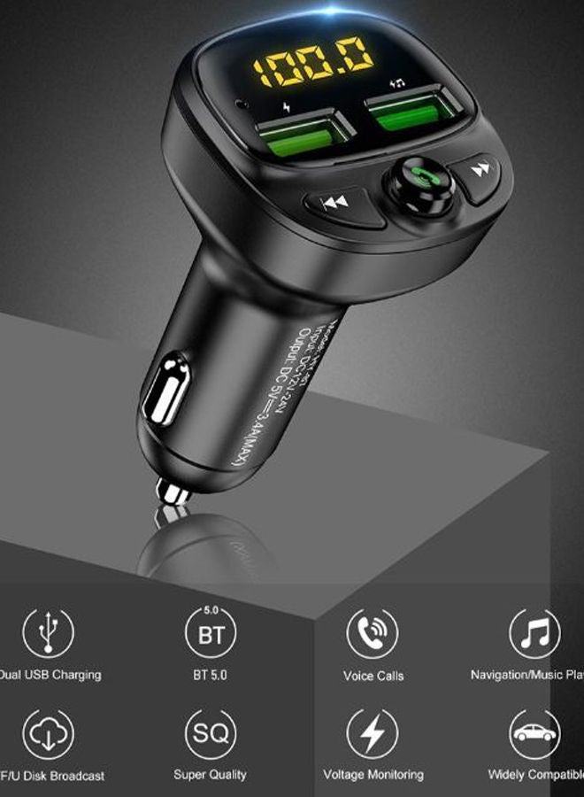 NIBEMINENT Dual USB Car Music Radio Adapter - Image 2