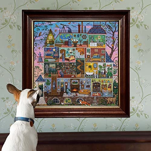 eeBoo Piece and Love The Alchemist's Home 1000 Piece Square Adult Jigsaw Puzzle/Ages 14+ (PZTAST) - Image 4