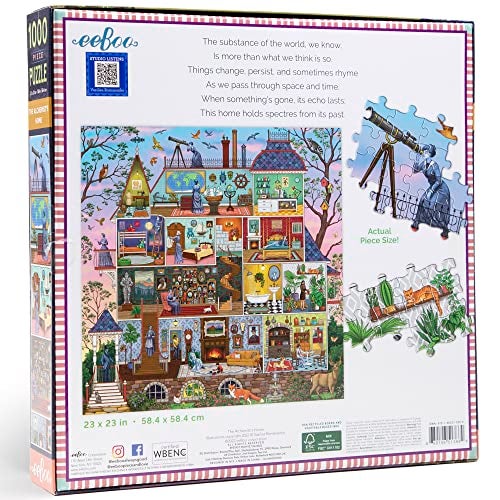 eeBoo Piece and Love The Alchemist's Home 1000 Piece Square Adult Jigsaw Puzzle/Ages 14+ (PZTAST) - Image 3