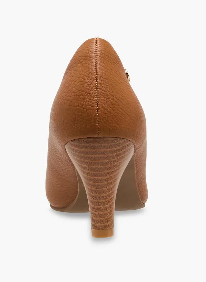 Le Confort BROWN Women Cone Heel Pumps for Women | Best Price UAE