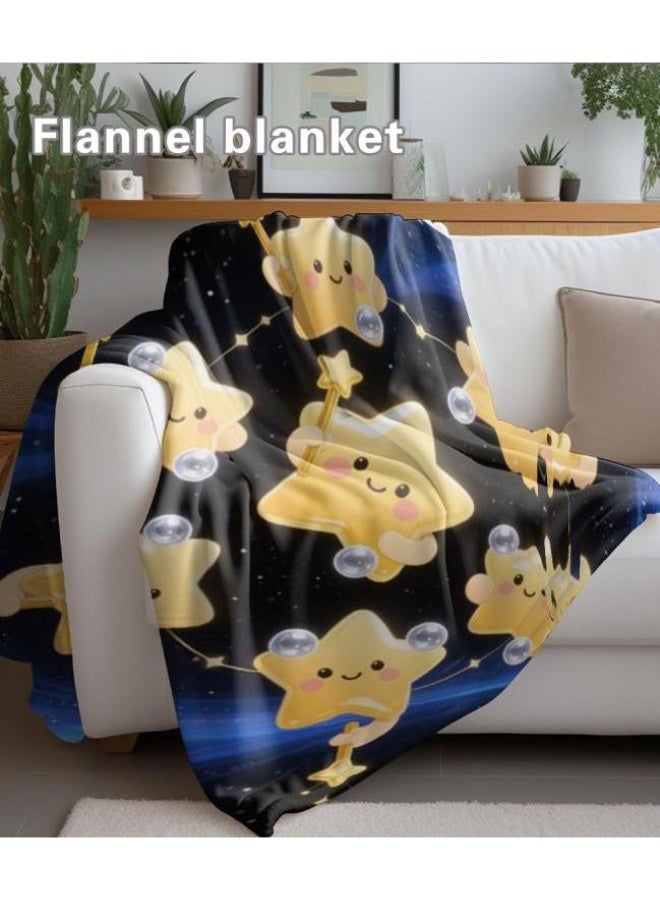 عام Wisdom Fairy (أحدث) بطانية رقيقة من الفانيلا (دافئة ومريحة، ومناسبة للنوم، واستخدام اللعبة، وإزالة الغبار والرمل) 150 سم * 200 سم - 6 - Image 4