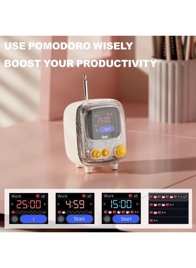 ديفوم Divoom T-tiivoom-2 Wireless Bluetooth Speaker Pixel Alarm Clock DIY Display Board, Pink - Image 5