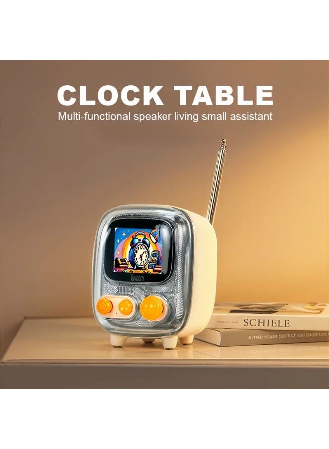 ديفوم Divoom T-tiivoom-2 Wireless Bluetooth Speaker Pixel Alarm Clock DIY Display Board, Pink - Image 2