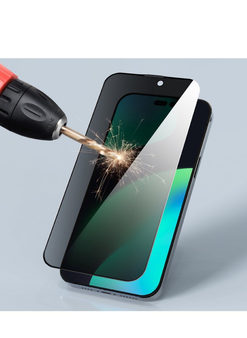 Devia iPhone 14 Pro Screen Protector ensures that your screen is protected from scratches and shocks while maintaining your personal privacy. Thanks to the double-reinforced glass and supports quick fingerprint recognition