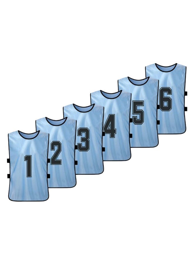 NIBEMINENT 6-Piece Quick Drying Scrimmage Practice Vest Set 43 x 63cm