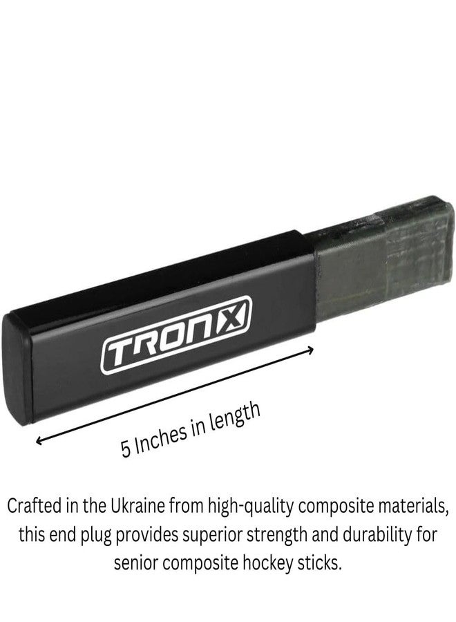 TronX Senior Adult Composite Standard Traditional Hockey Stick Extension End Plug - 5" - SR - Image 2