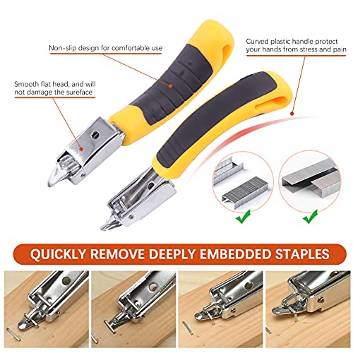 Tanstic 4Pcs Nail Puller and Staple Remover Tool Set, Including 7'' End Cutting Plier, Tack Lifter, Carpet Remover for Furniture, Floor, Wall, Car, Photo, Frame, Wooden Case, Carton - Image 3