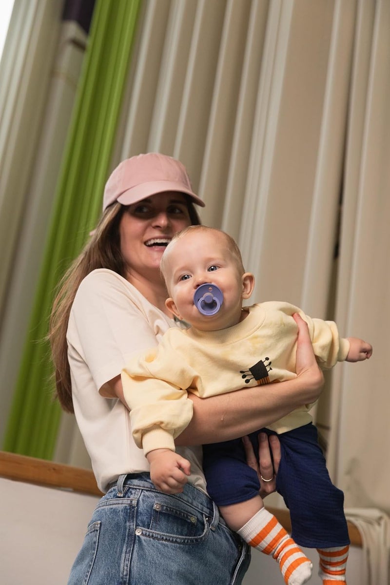 BIBS Colour 2 Pack Pacifiers - Bubblegum/Peri - Image 5