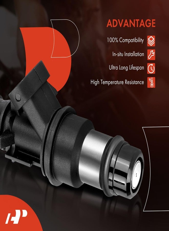 A-Premium Set of 8 Fuel Injector - Compatible with Chevy, GMC, Cadillac Vehicles - 4.8L 5.3L 6.0L - Silverado 1500 2500 3500 Tahoe Suburban Sierra Yukon Savana Envoy Escalade - Replace Part 17113698 - Image 4