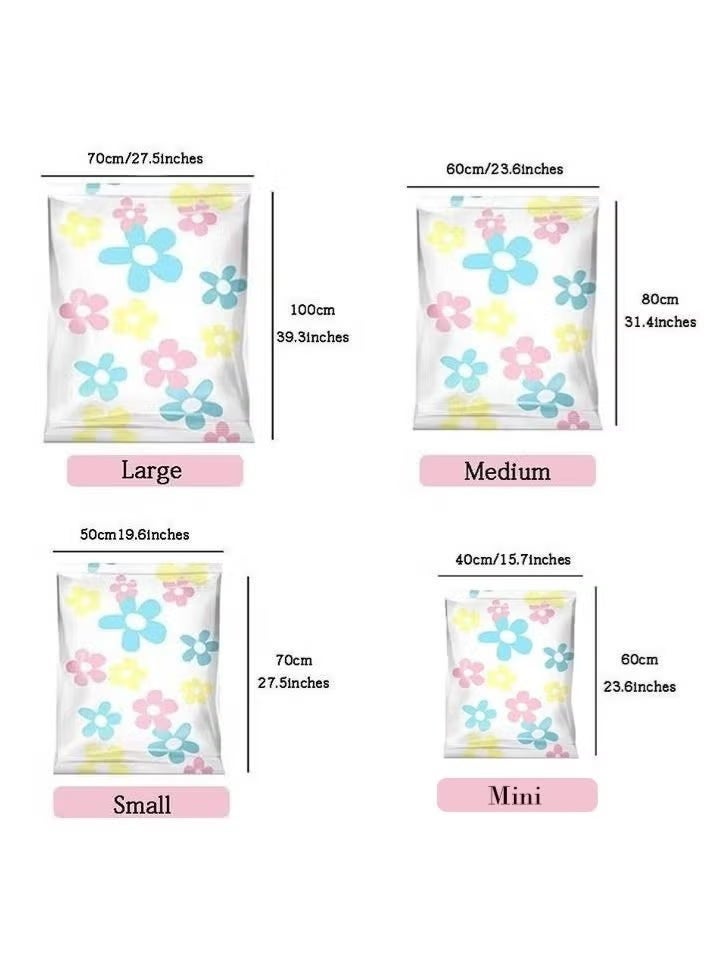 RION 11-Piece Vacuum Storage Bag Set with Auto Air Pump – Reusable Compression Bags for Clothes, Blankets, Duvets, Pillows & Mattress - Image 2