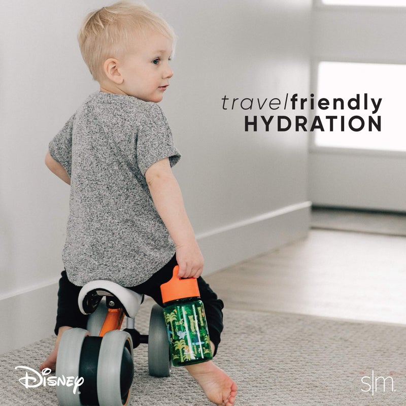 Simple Modern زجاجة ماء للأطفال من ديزني ميني ماوس بسيطة وعصرية، بلاستيك خالي من BPA، كوب تريتان مع غطاء قشة مانع للتسرب | قابلة لإعادة الاستخدام ومتينة للأطفال الصغار، الفتيات | مجموعة قمة | 12 أونصة، ميني ماوس مع قوس قزح - Image 5