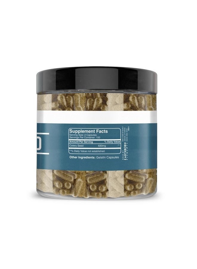 earthborn elements Celery Seed 200 Capsules, Pure & Undiluted, No Additives - Image 3