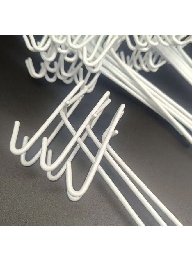 22pcs Black Heavy Duty Metal Grid Wall Brackets Space Saving Hooks For Home Garage - Image 3