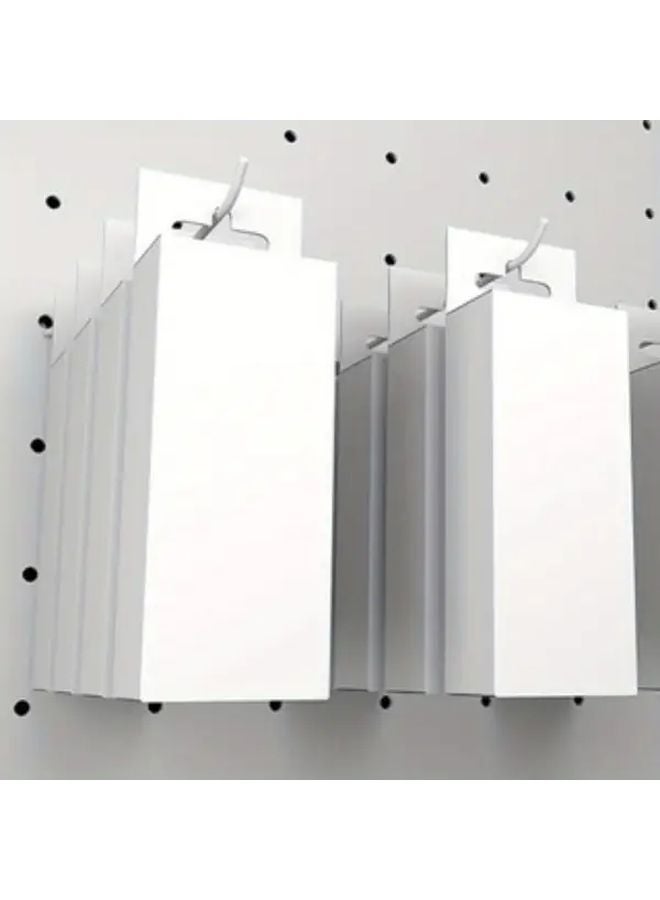 22pcs Black Heavy Duty Metal Grid Wall Brackets Space Saving Hooks For Home Garage - Image 5