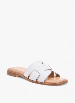 Celeste Womens Solid Slip-On Sandals  - Image 1