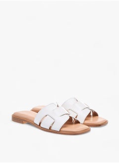 Celeste Womens Solid Slip-On Sandals  - Image 2