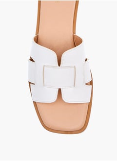 Celeste Womens Solid Slip-On Sandals  - Image 3