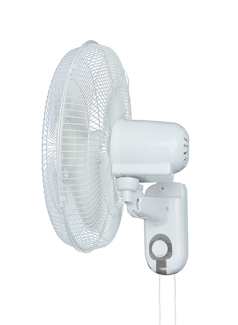 REFURA 16 inch 3 Speed Wall Mount Fan White 70W - Image 2