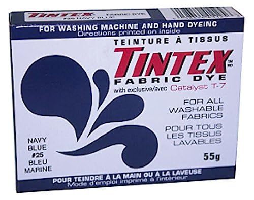 TINTEX Lot of 1 Tintex Brand Navy Blue Fabric Dye 25 - Image 2
