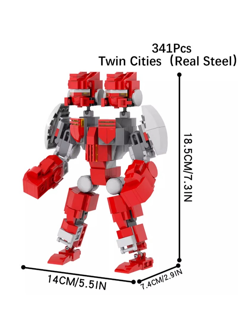 Children's Self-assembly Small Particle Toy Building Blocks Twin Cities (Iron Fist) Model Handmade Creative Educational Toys - Image 2