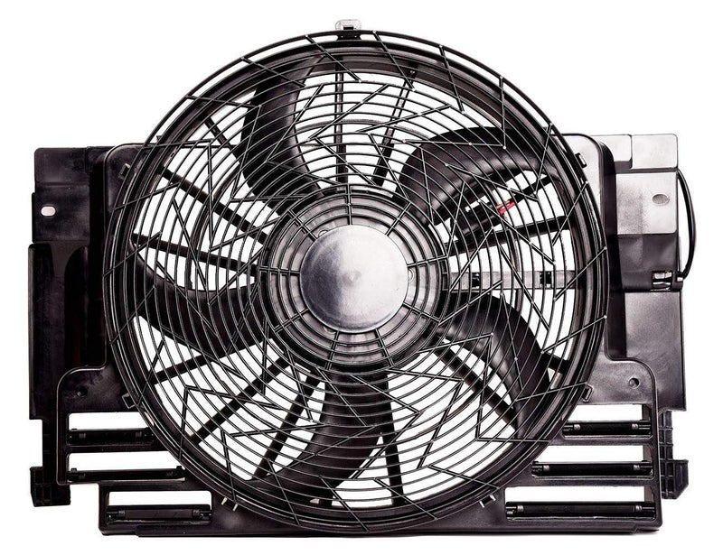 TOPAZ 64546921381 Auxiliary Condenser Brushless Cooling Fan Assembly for BMW X5 2000-2006 - Image 2