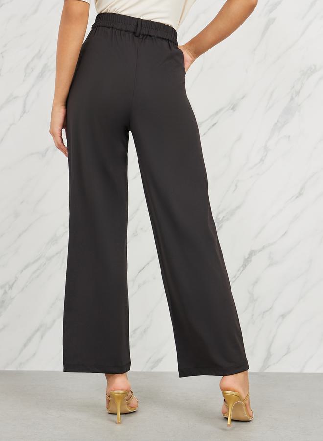 Styli High Rise Wide Leg Pant  - Image 4