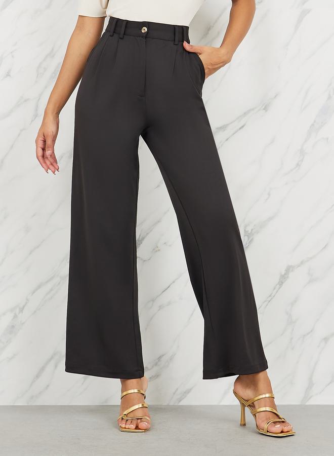 Styli High Rise Wide Leg Pant  - Image 1
