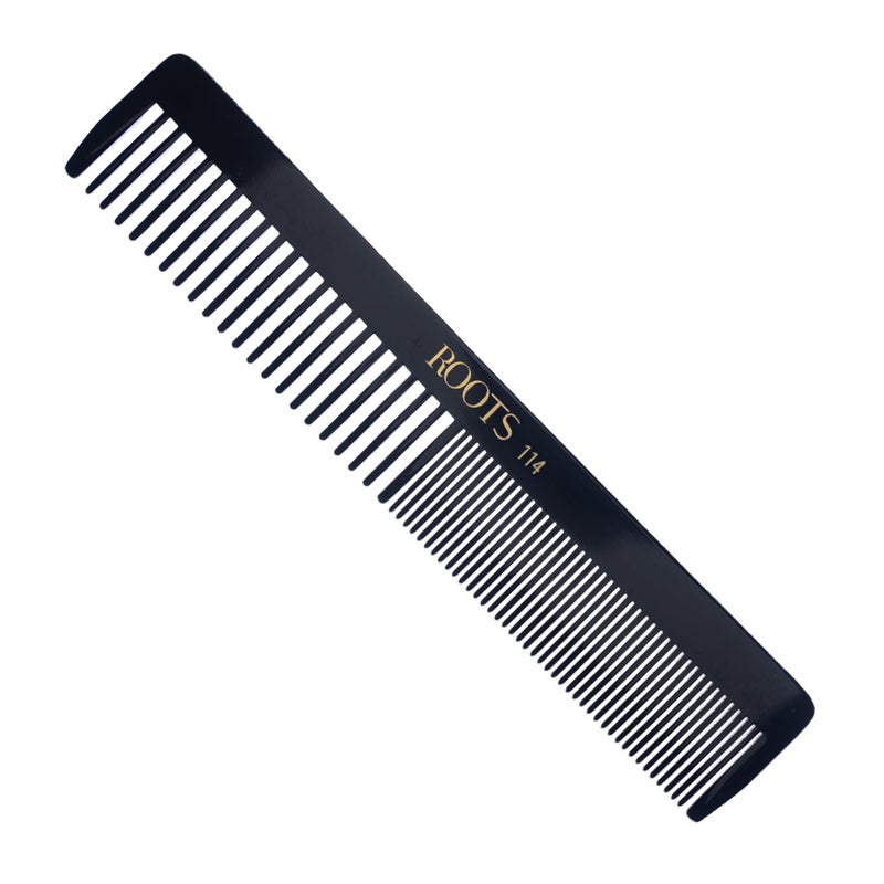 ROOTS - Professional Hair Cutting Comb | Dual Teeth For Styling & Detangling | Salon Grade - For Men & Women | Ideal for Sectioning & Colouring | Length - 7.6 Inch | Model No. 114 - Image 5
