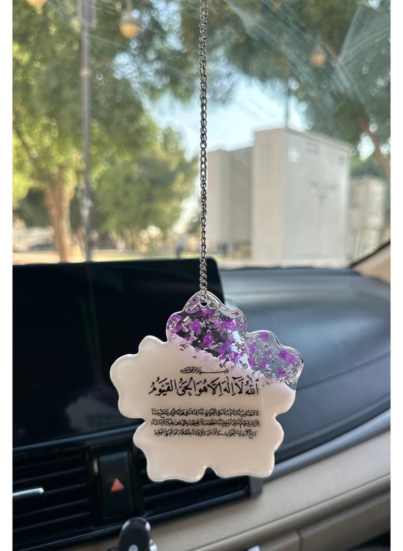 Elegant car hanging ornament crafted from premium resin – a stylish decorative accessory for the car rearview mirror. - Image 1