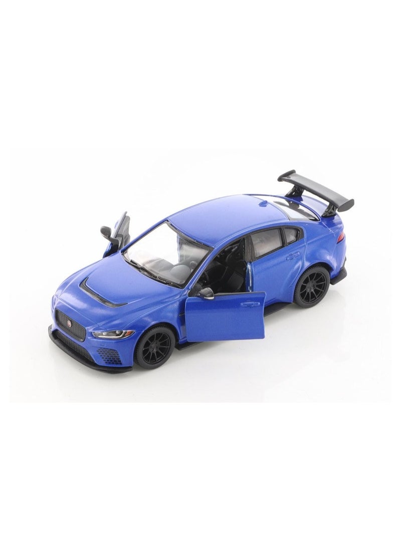 Kinsmart 1:38 Scale Pull Back Action  Door Openable Alloy Metal Jaguar XE SV Project 8 Hardtop Collectible Toy Car  - Image 4