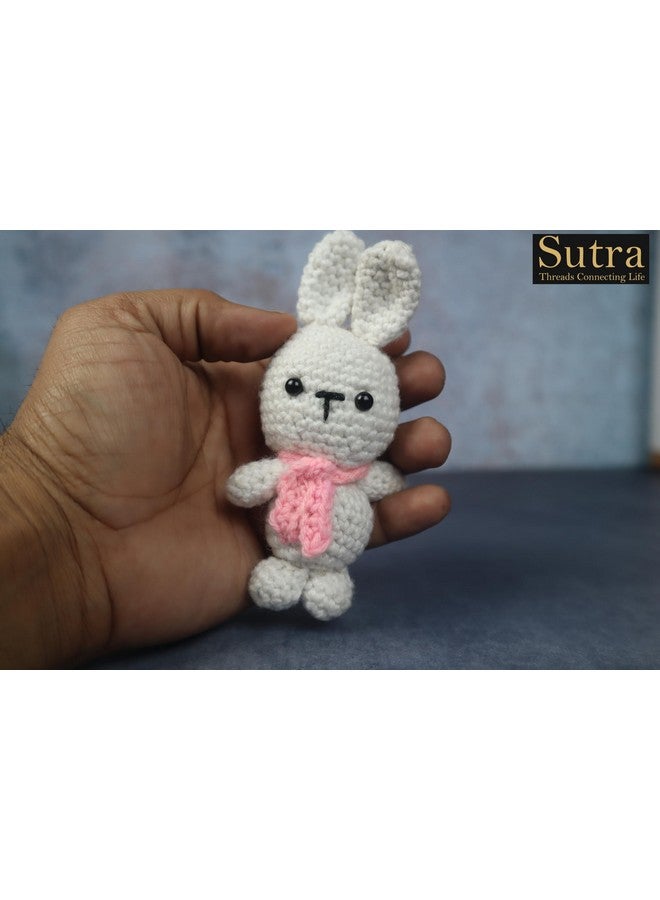 سوترا لعبة أرنب لطيف من تصميم سوترا، حيوان محشو، هدية أرنب صغير للأطفال، صوف عضوي محبوك يدويًا، هدية أنيقة للأطفال، ألعاب ناعمة للأطفال البنات والأولاد - Image 2