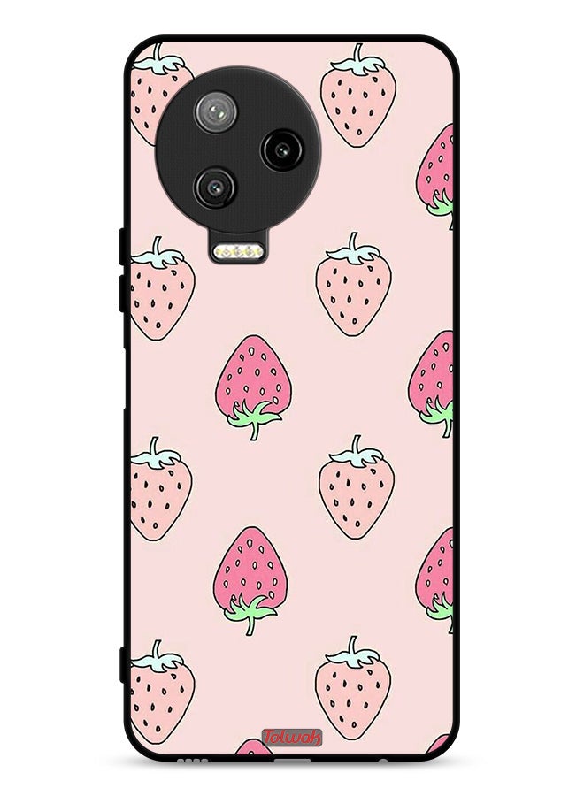 Tolwak Infinix Note 12 Pro 4G Protective Case Cover Strawberry Icon - Image 1