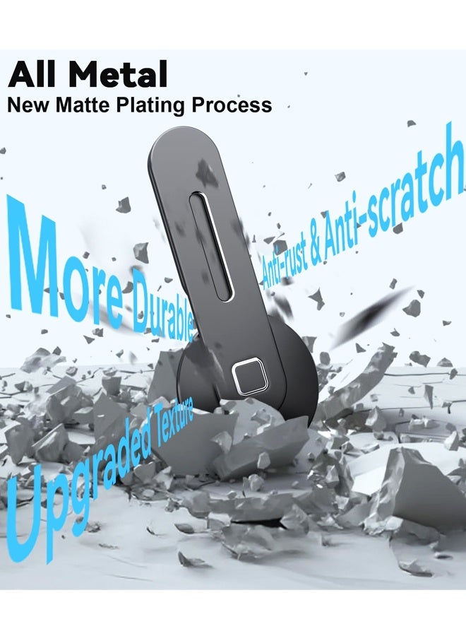 حامل كمبيوتر محمول قابل للطي، حامل هاتف مغناطيسي، متوافق مع جميع هواتف سلسلة MagSafe من iPhone، أسود - Image 2