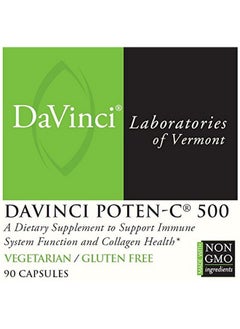 Davinci Labs Potenc 500 Dietary Supplement To Support Immune System Function & Collagen Health* With Vitamin C Calcium Magnesium Potassium And More Vegetarian Glutenfree 90 Tablets  - Image 3