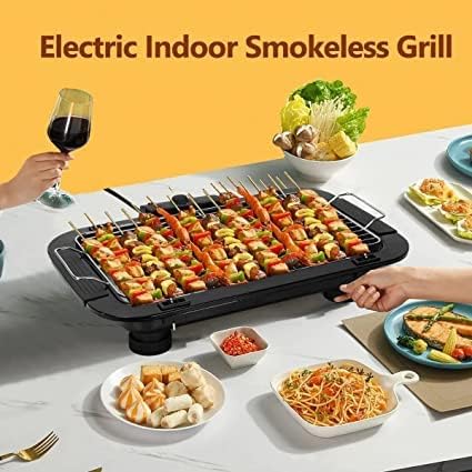 J P Enterprise jp mfg Powder Coated 2000 Watts Electric Barbeque Grill Tandoor Grills Contact Grill Portable Grill Outdoor Picnic Griller Light Weight Grill  - Image 2